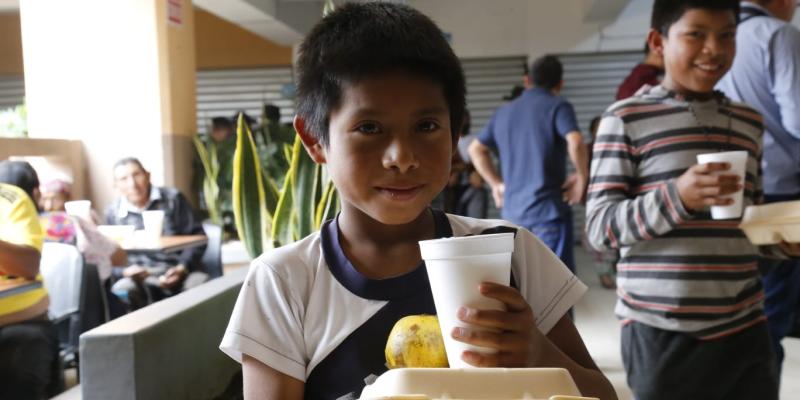 Usuario de Comedor Social en Santa Lucía la Reforma, Totonicapán
