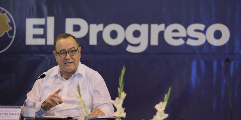 Presidente Alejandro Giammattei 