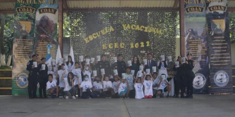 Mingob y SGAIA inician Escuela Vacacional para niños y adolescentes en Santa Rosa