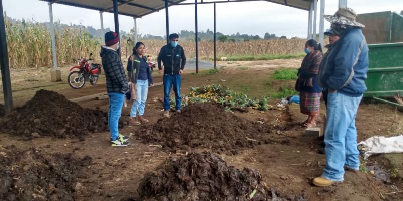 MARN apoya técnicamente a San Juan Comalapa en el manejo de los desechos orgánicos