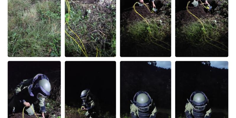 Artefactos explosivos son destruidos por especialistas de DIDAE 