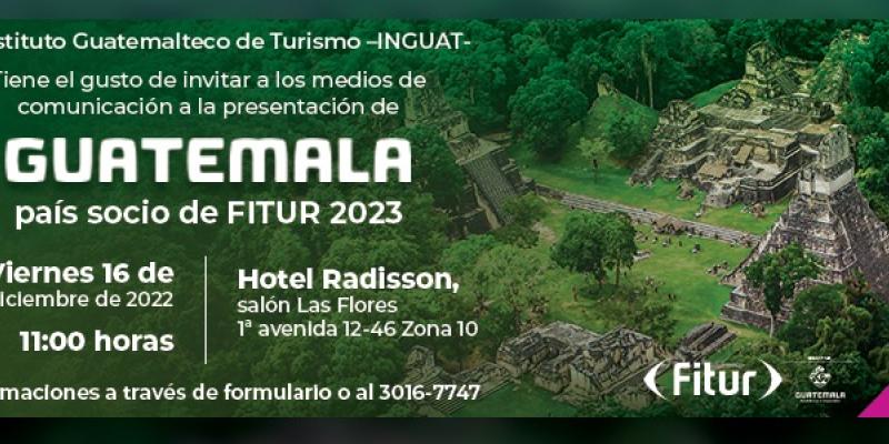 Confe de prensa Guatemala Fitur 2023