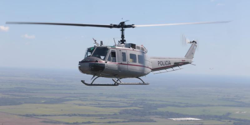 PNC realiza patrullajes aéreos para reforzar la seguridad ciudadana