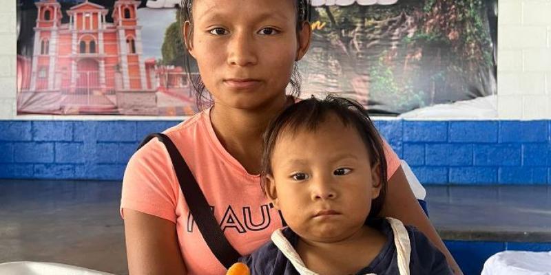 Personas usuarias de Comedor Social en San Francisco Zapotitlán, Suchitepéquez