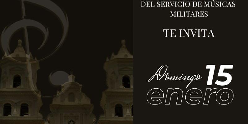 Concierto de música sacra por la Banda Sinfónica Marcial, frente a la Basílica de Esquipulas