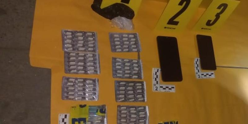 Dos capturados por narcomenudeo e incautan drogas en operativos