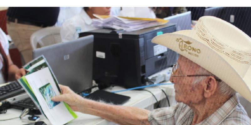 Persona usuaria del Ministerio de Desarrollo Social