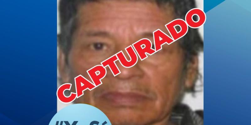 Seguimiento y denuncia permite captura de hombre en la lista de los más buscados