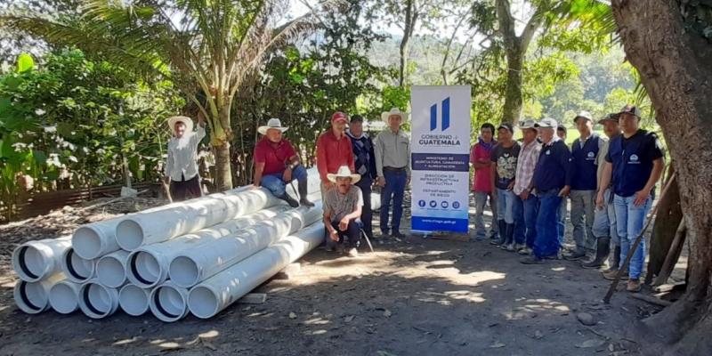 MAGA apoya construcción de centro de acopio para café