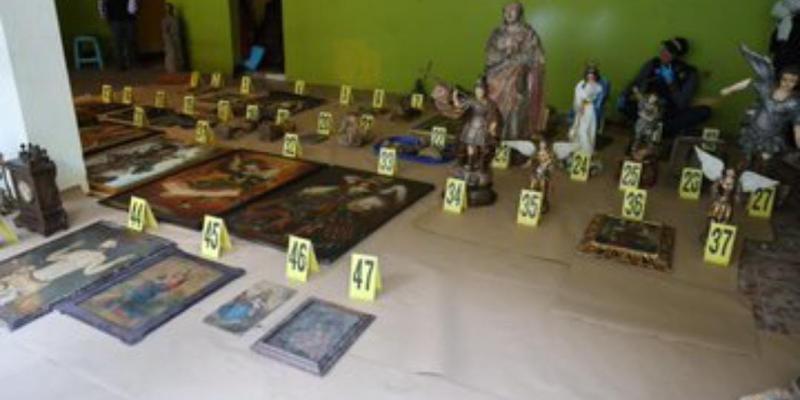 Recuperan obras de arte en varios sectores de la ciudad capital