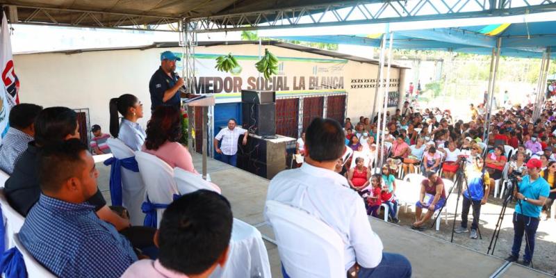 construcción de Puente Naranjo, La Blanca, San Marcos. 