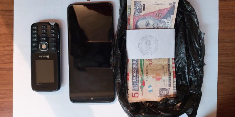 Presunto pandillero capturado en flagrancia por cobro de extorsión