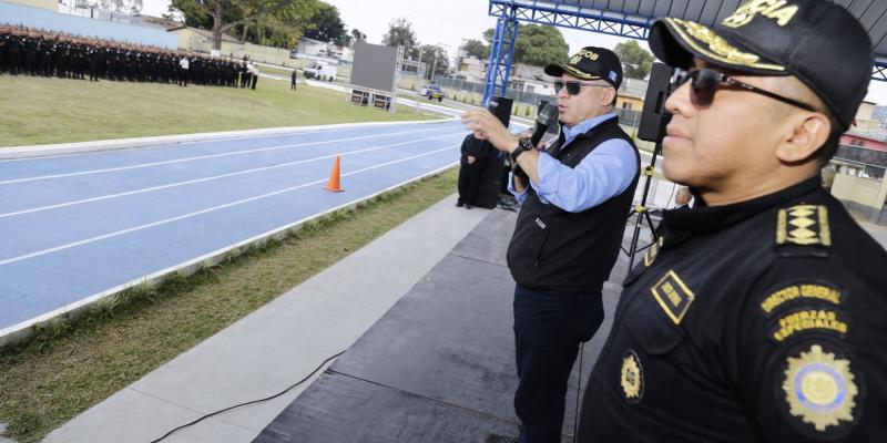 Solicitan a los nuevos agentes disciplina y compromiso por el servicio a la población guatemalteca