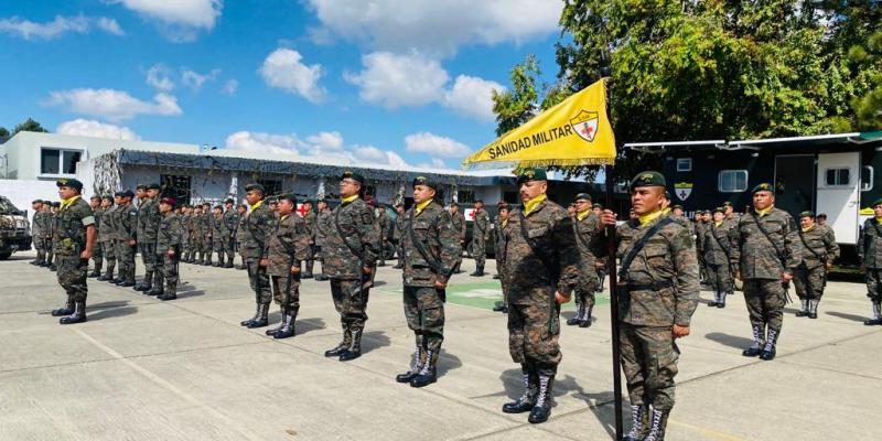43 nuevos Enfermeros Militares se entrenan en el Servicio de Sanidad Militar.