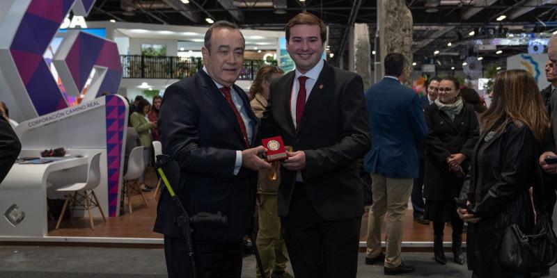Presidente Dr. Alejandro Giammattei participa en la inauguración Feria Internacional del Turismo -Fitur- en España.