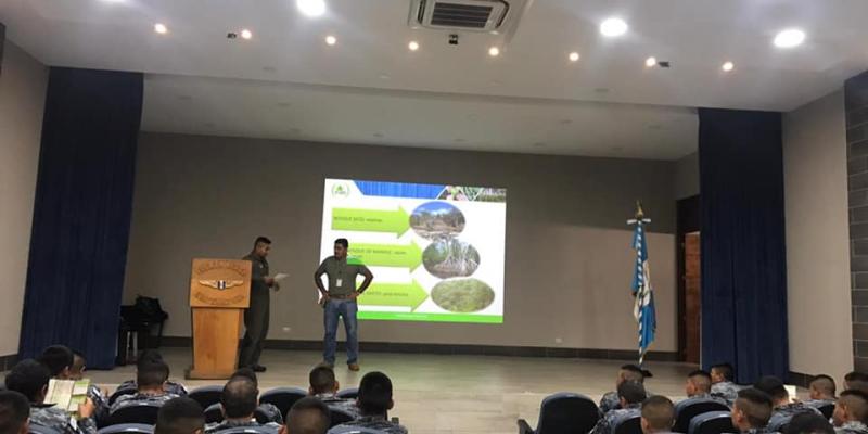 Comando Aéreo Central proyecta la siembra de 1,500 árboles.