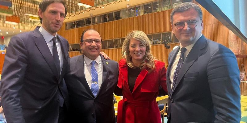 Guatemala participa en las Naciones Unidas en el Evento de Alto Nivel titulado "Graves violaciones de los derechos humanos debido a la agresión contra Ucrania" 