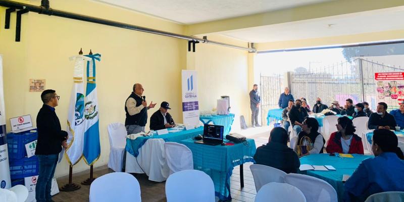Productores del occidente guatemalteco son capacitados en temas de inocuidad