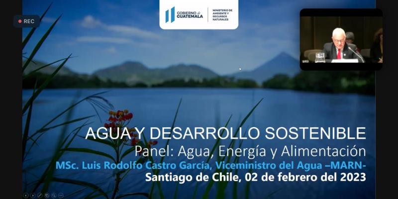 Viceministerio del Agua muestra el trabajo de Guatemala para proteger los recursos hídricos 