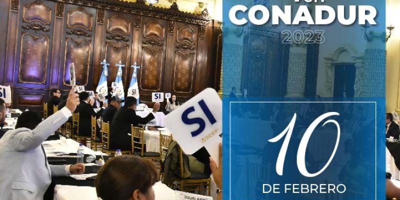 Primera Reunión Ordinaria del Consejo Nacional de Desarrollo Urbano y Rural (Conadur)