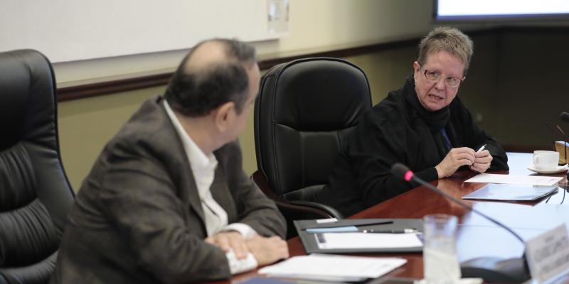 La Secretaria Presidencial de la Mujer Ana Leticia Aguilar Theissen