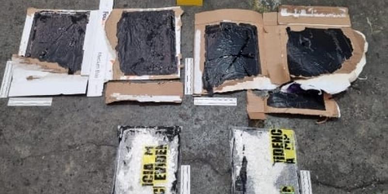 SGAIA incauta encomiendas con cocaína