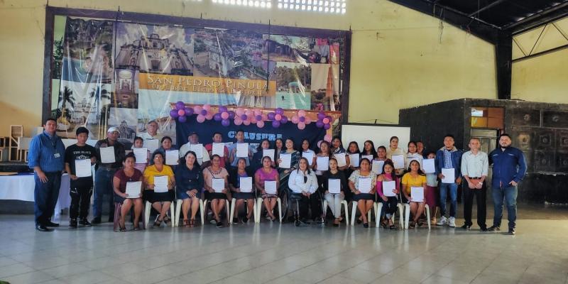 Emprendedores reciben capacitación en Chiquimula