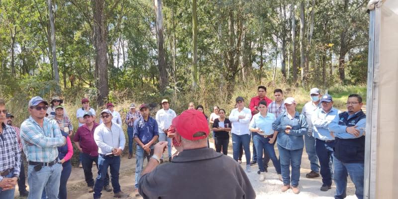 Continúan capacitaciones en temas agrícolas. 