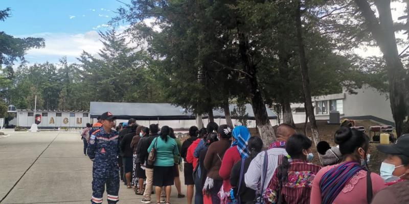Quinta Brigada de Infantería apoya jornada médico-quirúrgica en Huehuetenango.
