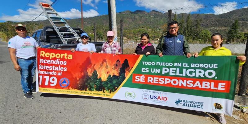 MARN socializa en Huehuetenango acciones para prevenir los incendios forestales