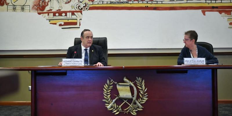 Presidente Alejandro Giammattei 