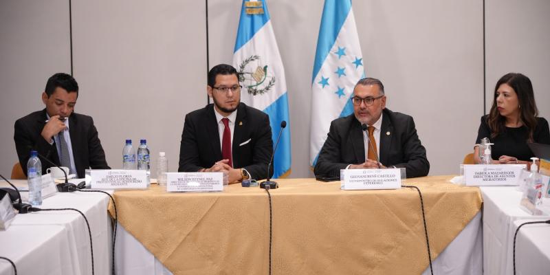 Guatemala y Honduras abordan asuntos de protección y retorno de menores en contexto migratorio 