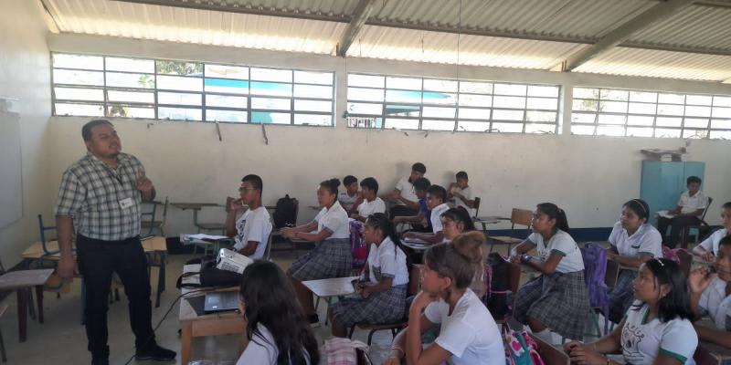 MARN instruye sobre gestión ambiental a estudiantes de Petén 