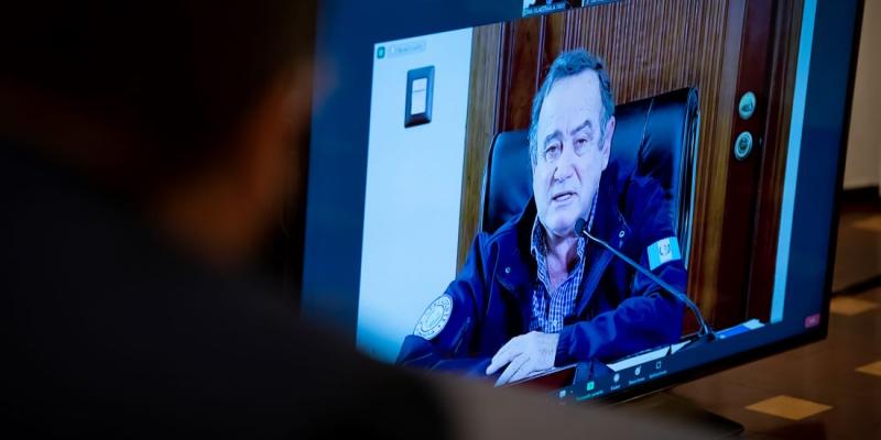 Presidente Alejandro Giammattei 