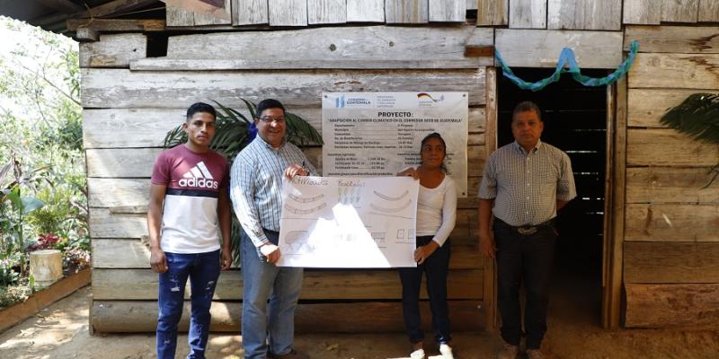 Proyecto de adaptación climática y prácticas agrícolas amigables con el ambiente benefician a familias del Corredor Seco