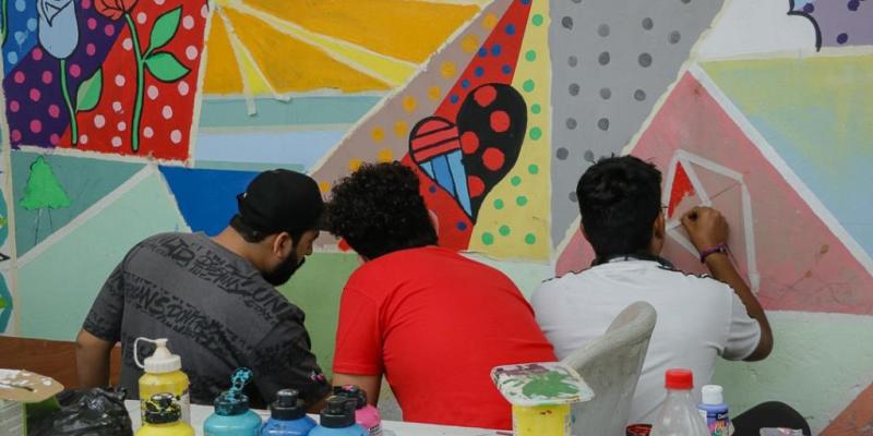 Los jóvenes explotaron su potencial artístico