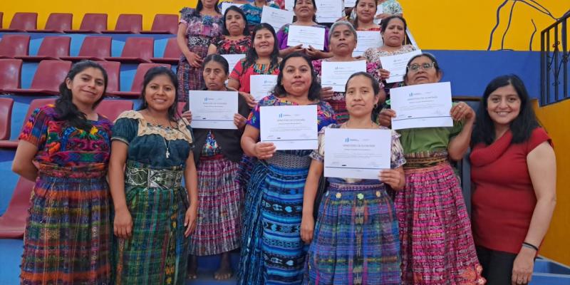 Emprendedoras de Sololá son impulsadas por el Ministerio de Economía 