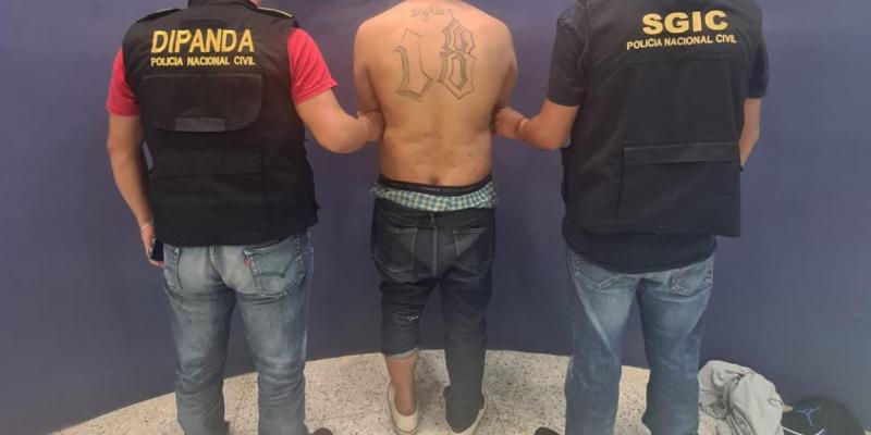 Capturan a presunto pandillero salvadoreño en el Suroccidente del país