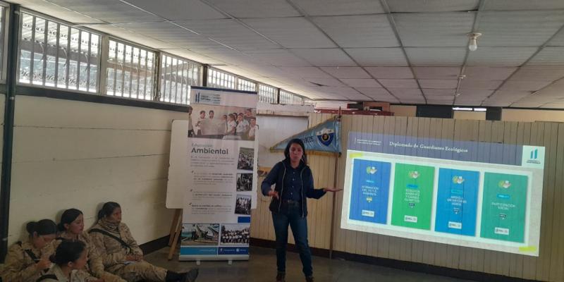 Reservistas militares de San Marcos se forman como Guardianes Ecológicos