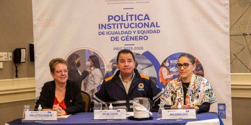 SE-CONRED) realizó la presentación de la “Política Institucional de Igualdad y Equidad de Género de la SE-CONRED 2023-2026”