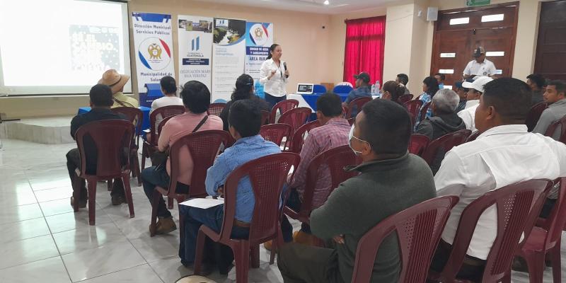 Delegación de Baja Verapaz prioriza capacitaciones sobre gestión integral de los desechos y de los recursos hídricos