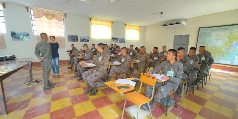 Reservistas militares de Zacapa son capacitados por el MARN