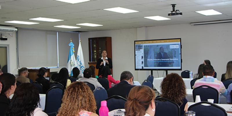 La capacitación estuvo a cargo del Minex