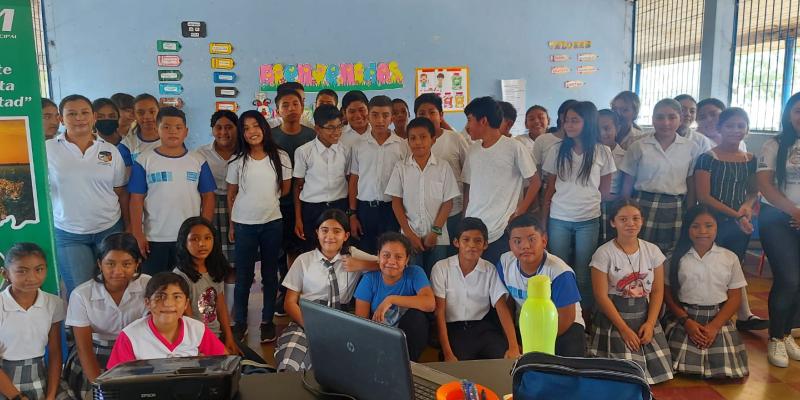 Delegaciones del MARN socializan con estudiantes el Reglamento 164-2021