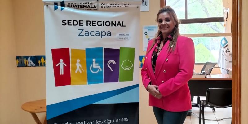 La Directora de Onsec visitó la sede en Zacapa