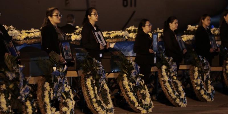 Repatrian los cuerpos 