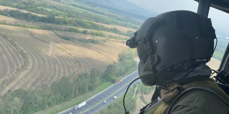 Sobrevuelos refuerzan operativos de seguridad durante Semana Santa