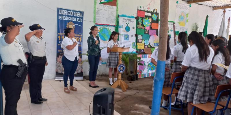 uramentan a Comisión de Estudiantil de Prevención en San Sebastián, Retalhuleu