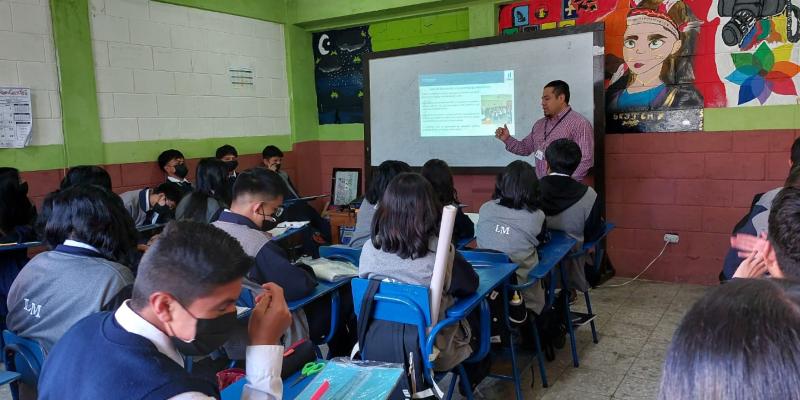 90 estudiantes terminan curso de Guardianes Ecológicos en San Marcos