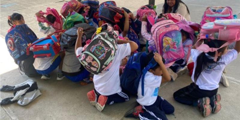 Realizan primer simulacro de terremoto